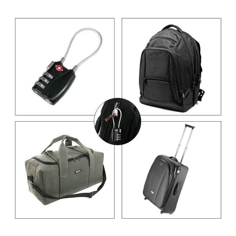 TSA Luggage Locks, 2 Packs 3 Digit Security Lock, Combination