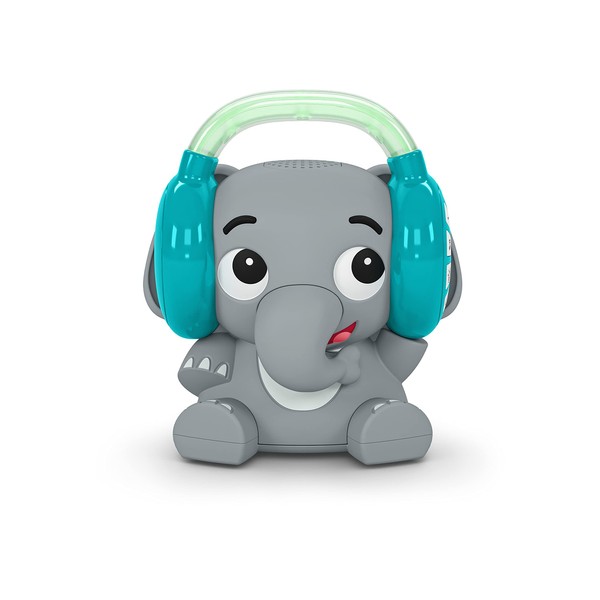 Baby Einstein Earl The Elephant Bluetooth Soother Sound Machine, Stream Music + Night Light, Infant to Toddler
