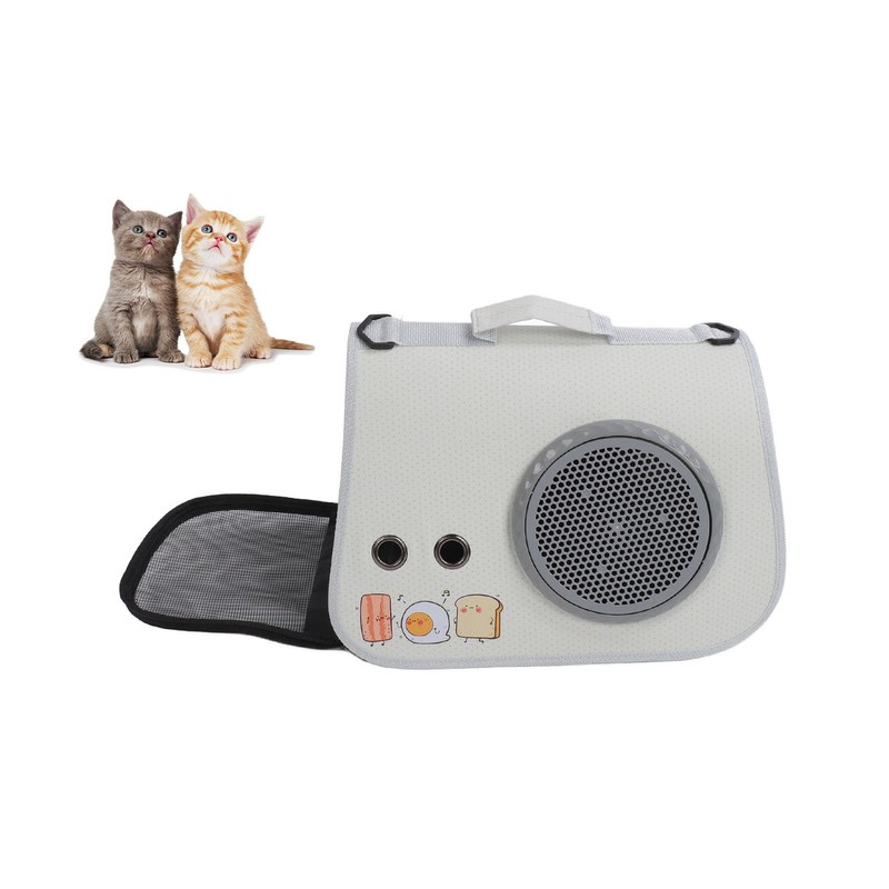 Cat Space Capsule Carrier Breathable Mesh Cover Large Capacity PU