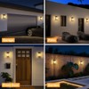 btfarm Solar Wall Lights Outdoor, Motion Sensor Outdoor Lights Waterproof,