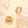 LYLYMIMI 3 Pairs Small Gold Hoop Earrings Set for Women