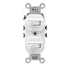 Leviton 15 Amp 120/277 Volt, Duplex Style Single-Pole/3-Way Ac Combination