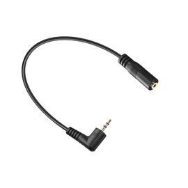 PNGKNYOCN Right Angle 2.5mm Audio Aux Cable,90 Degree 2.5mm Male to Female TRS Stereo Audio Extension Cable for Smartphone,Headphone,Mp3 Player（0.3M）