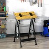 Adjustable Height & Angle Work Bench, Carpenter Saw Table with