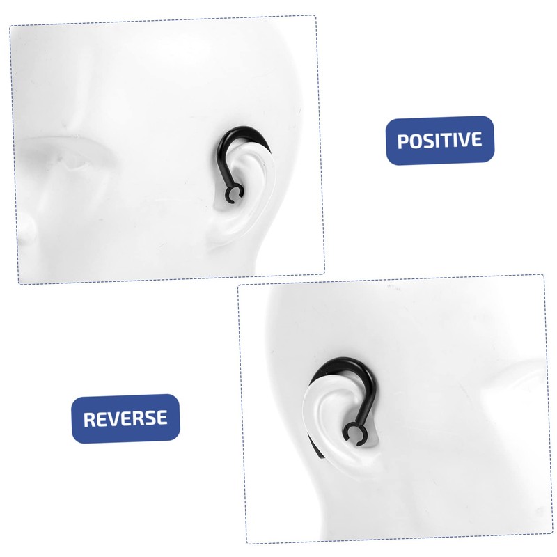 BIUDECO Headphones Earpiece Clamp Rubber Ear Hook Clip for Replacement