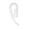 White Plastic Curtain Hooks For Heading Curtains, Window Curtains, Curtain