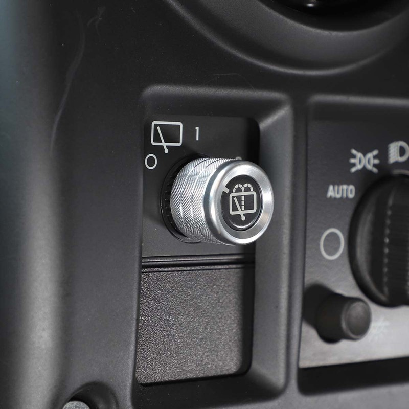 Center Console Rear Windshield Wiper Switch Button Knob Trim Cover