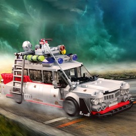 Mould King Ghostbusters ECTO-1 Model Car Building Kit, 27020 Ghost Car Building Blocks for Display and Collectible, Building Toy for Adults and Kids 8+, 603 PCS