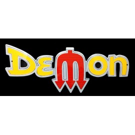 1972 Dodge Demon Logo Steel Sign (Small - 18" X 7")