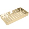 Wall Mount Stainless Steel Soap Holder Drain Rack Shelf for
