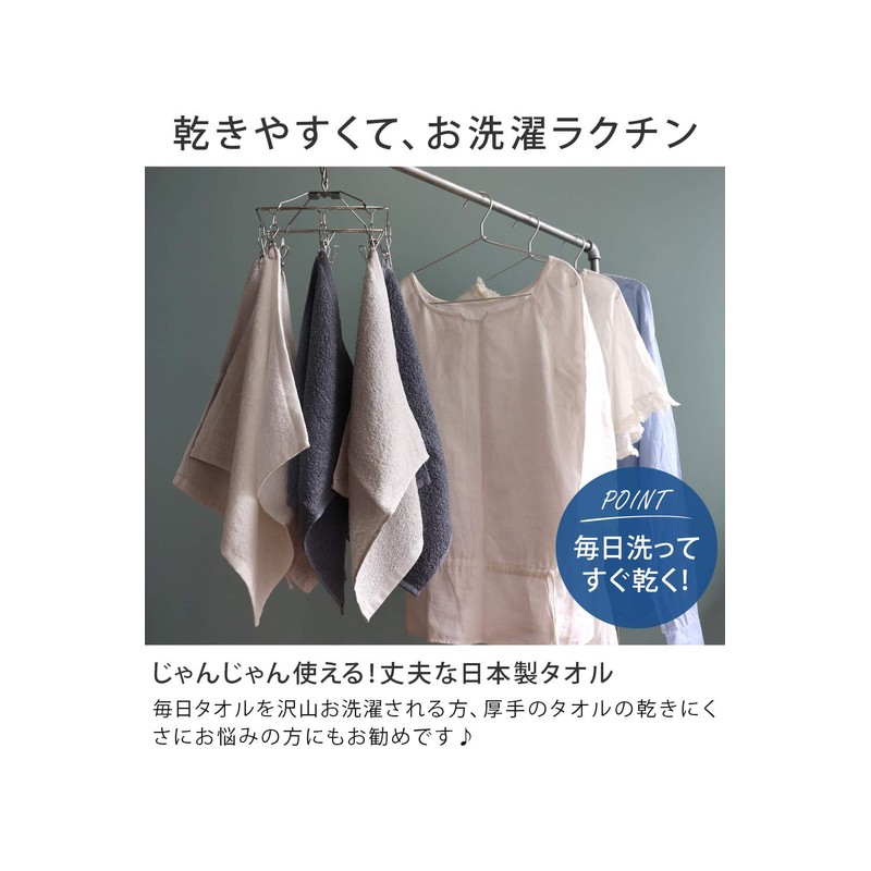 Industrial Use Hand Towel, Oshibori, 16.2 oz (120 Monme), Set