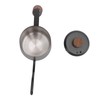 Stainless Steel Coffee Hand Pot with Wooden Handle Long Mouth