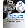 1/4 Inch Safety Chain Hooks, Clevis Slip Hook with Safety