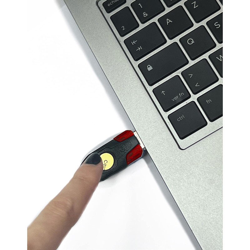 Winkeo FIDO2 Security USB Flash Drive - Password Authentication and