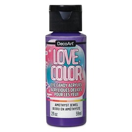 DecoArt Love, Color Acrylic Paint - Amethyst Jewel, 59 ml