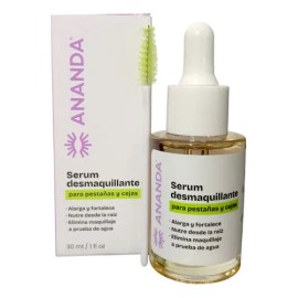 Serum Desmaquillante Pestañas Cejas Fortalecedor 30ml Ananda
