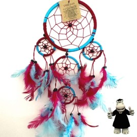 dreamcatcherworld.co.uk Smart Hippo Claret and Blue Dream Catcher - Football - Mother’s Day