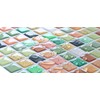 APSOONSELL KBMS-16 Mosaic Tile Stickers (4 Pieces) Kitchen Bathroom Wall