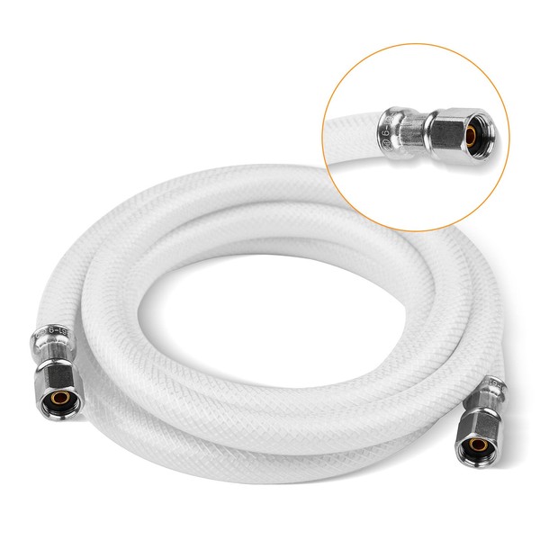 (1 Pack) HeSun 12-FT Ice Maker Supply Line, 1/4" x