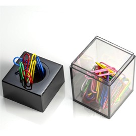 Multicolour Magnetic Paper Clip Dispenser Holder Paperclip Dispenser for Office School Desk Supplies Holders and Dispensers Desk Accessories and Workspace Organizers Office and School Supplies