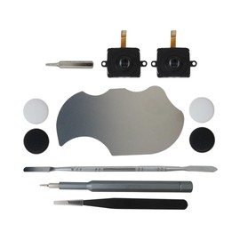 Upgrade Silicone Joystick Replacement Kit for Oculus Quest 2 Controller(11 in one), Repair Kit Accessories for Meta Quest 2 Controller,Include 2×3D Left/Right Thumb Sticks and 4 × Thumbstick Caps