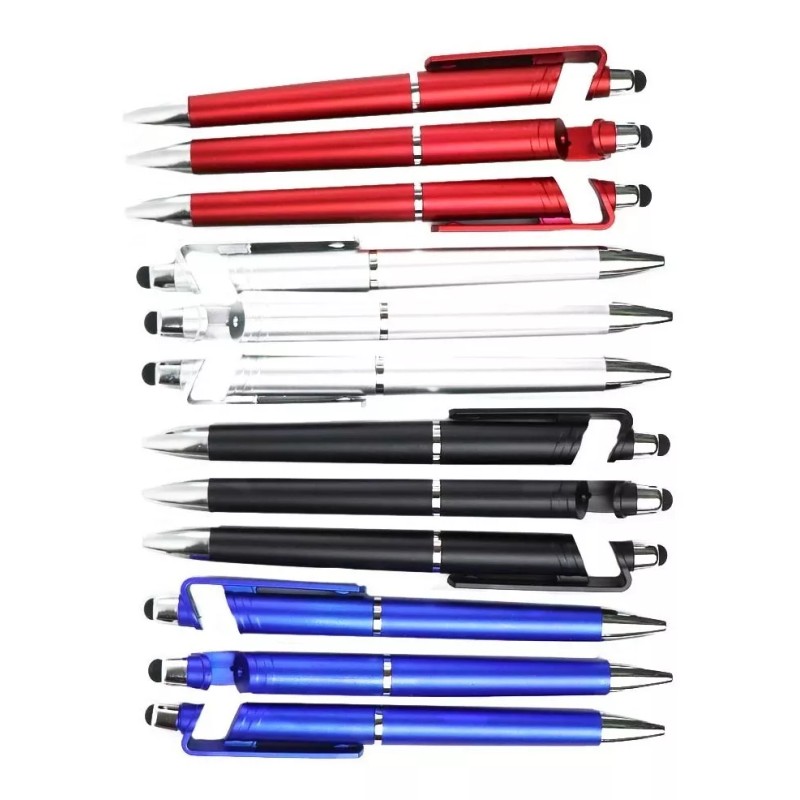Vaga 12 Plumas Touch Pantalla Tinta Fina Mayoreo Soporte Celular