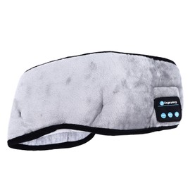 Sleep Eye Patch Soft Wireless Sleeping Headphone Eye Cover Airplane Travel Meditation Grey