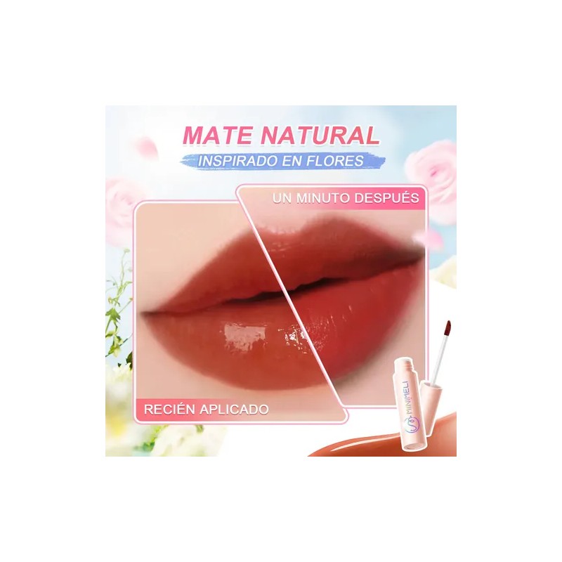 Minimeli No Transfiere Labial Mate Y Larga Duración 24h, 4g
