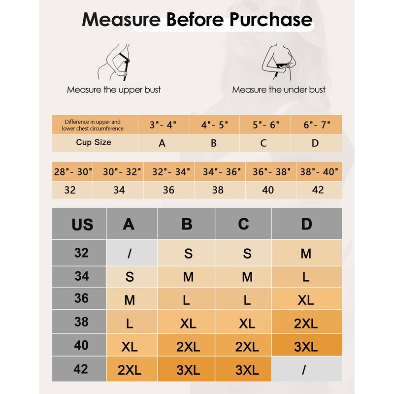 HORISUN Bras for Women Comfortable Wirefree Bras for Women Full