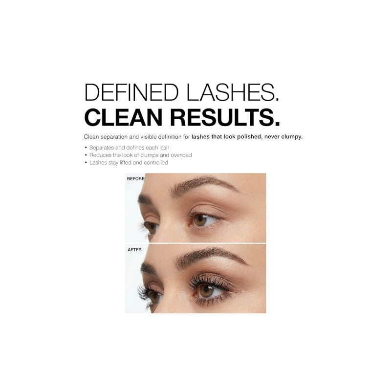 Palladio 4D Boost Volumizing Mascara para Pestañas, Brown