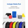 Inslogic Matte PLA Filament 1.75mm 3D Printer Filament, Fine Matte
