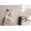MaxHold No-Drilling/Suction Cup Round Towel Ring - Vaccum System -