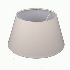 TL 20-15-13 Lampshade for Table Lamp Round Linen Cotton Cream