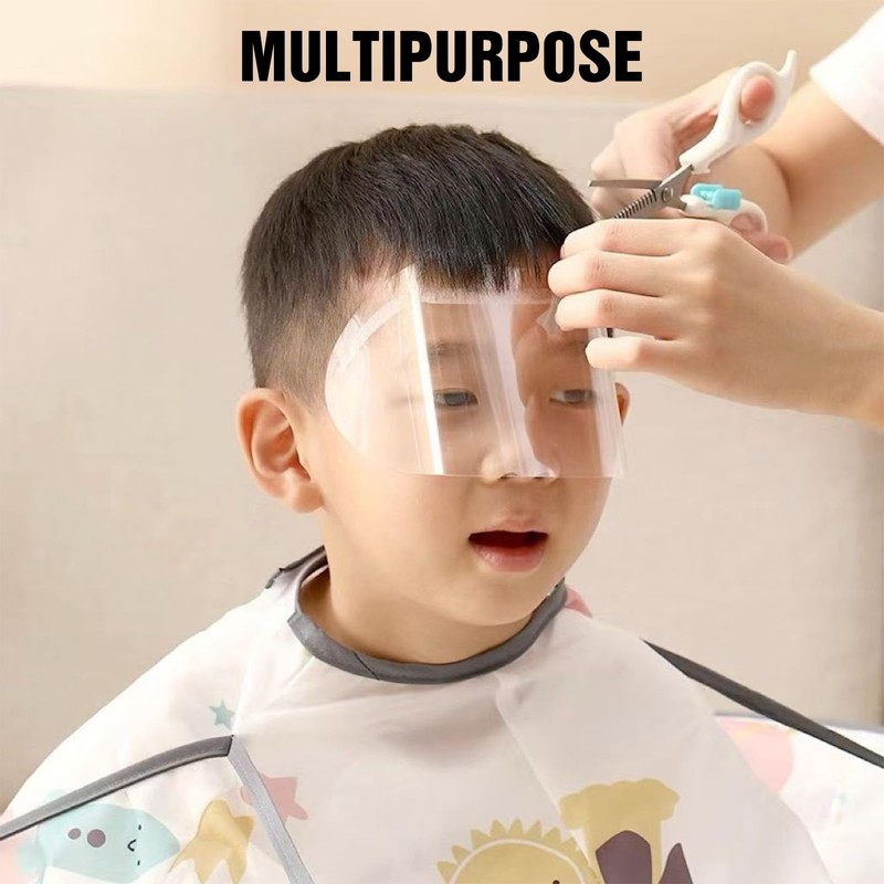 QIYUDA 100 Pcs Clear Shower Face Shield, Shower Visor Eye