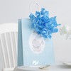 HUIHUANG Baby Blue Bows for Gift Wrapping, Blue Curly Ribbon