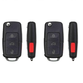 Replacement Flip Key Fob for Volkswagen Tiguan 2016 FCC NBG010180T Part Number 5K0837202 5K0837202AK 5K0837202AE Pack of 2