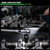 TecoTek 13PCS Magnetic Tap Socket Set, 1/4" & 3/8" Drive