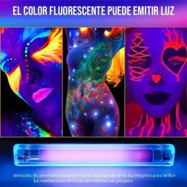Kit Maquillaje 54 Colores Pintura Facial Base Agua Para Pint                                                                                          