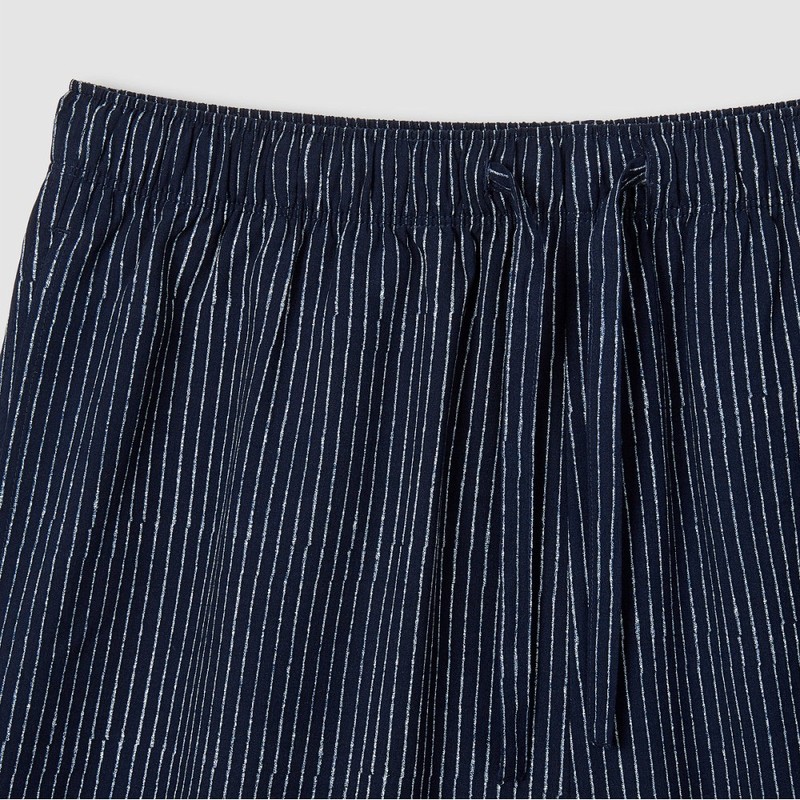 JAJU [JAJU] Men's Lyocell 5-piece Pajama Set_Dark Navy