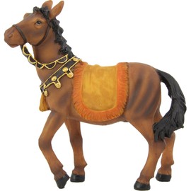 FADEDA Horse/Height: 11 cm/Hand-painted/Detailed Nativity Scene Figures - Christmas Table Decoration Nativity Accessories