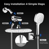 10" Rain Shower Head with Handheld Spray, Dual High Pressure