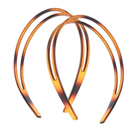 Vaguelly 2Pcs Non Slip Teeth Headbands for Women Versatile Workout Face Washing Hairbands Stylish Design for All Hairstyles Comfortable Practical Hair Accessories