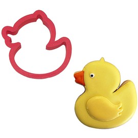 CookieCutterCom Brand Rubber Duck Cookie Cutter 3.5 inch – 3d Printed Plastic – USA Made
