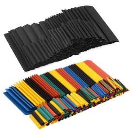 XSAJU Heat Shrink Tubing Set Insulation Tubing Waterproof High Flame Retardant Shrink Tubing 13 Sizes 455 Pcs
