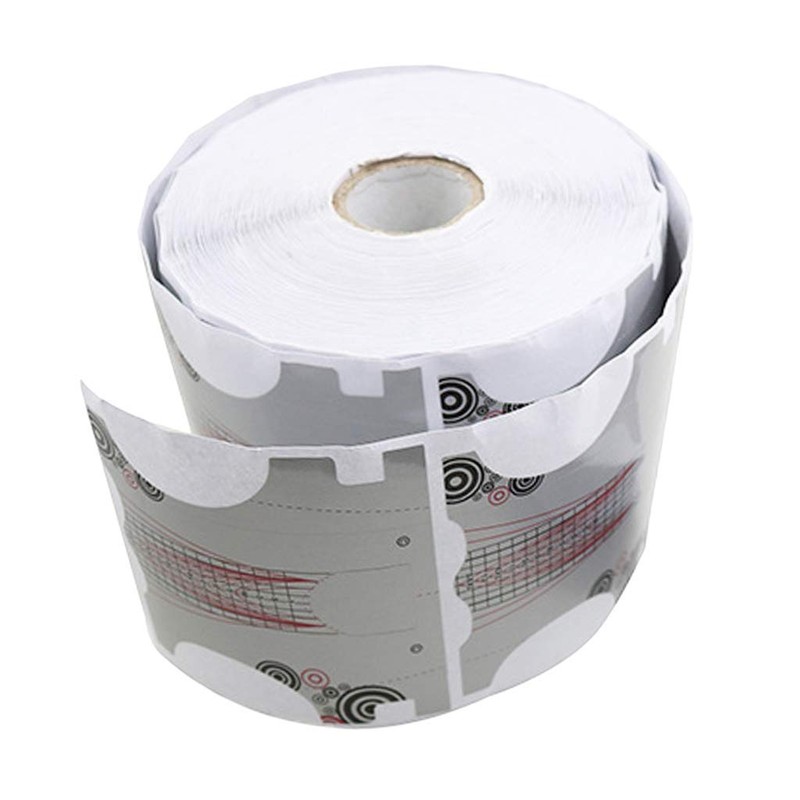 zalati Nail Shapes Pack of 500 Sticker Extension Paper Holder