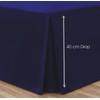 Linen Home Box Pleated Base Valance Sheet 4ft Small Double