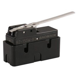 Baomain Micro Switch Hinge Lever Momentary AC 250V 15A Screw Terminals with Cover (Z-15GW-B3)