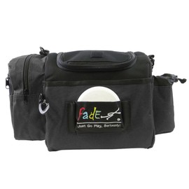 Axiom Discs Fade Gear Crunch Box Disc Golf Bag | Black | Beginner Disc Golf Bag | 14+ Disc Capacity