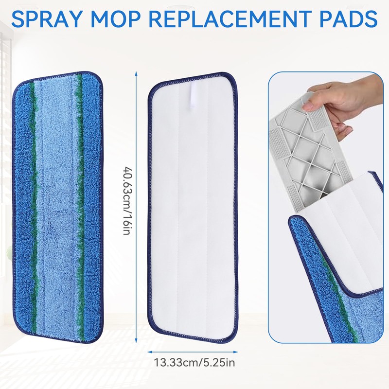 8 Pack Spray Mop Refills Compatible for Libman Freedom Spray