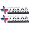2pc Texas Flag Edition Emblems - Fender Tailgate Door Badge